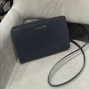 Michael Kors Navy Crossbody Bag